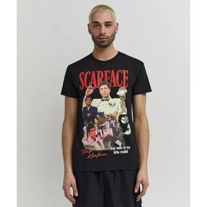 REASON Scarface Tony Montana Say Hello T-Shirt Black Men's Size S *NEW* RARE